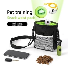Dog Treat Pouch, Dog Training Treat Pouch For Pet, Dog Treat Pouch For Training Small To Large Dogs, Dog Treat Bag With Waist Belt Shoulder Strap Poop (Color: black)